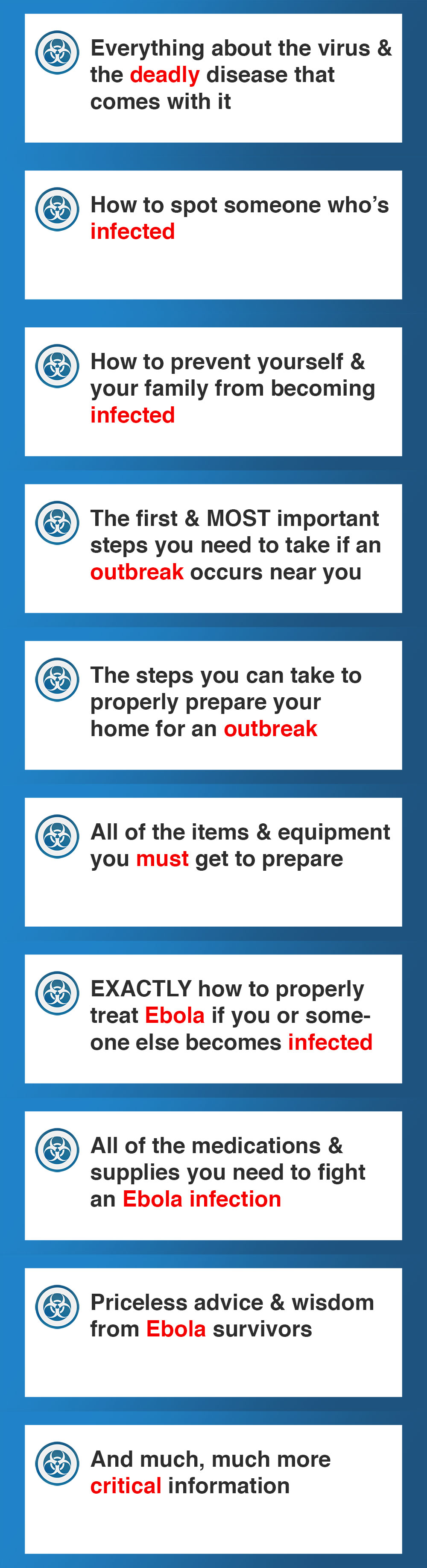 ebola guide benefits